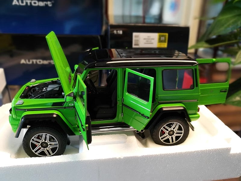 Mercedes-Benz G500 4×4² (2016) – 1:18 Scale Model by AUTOart (Full Open, High-Clearance Off-Road Icon)