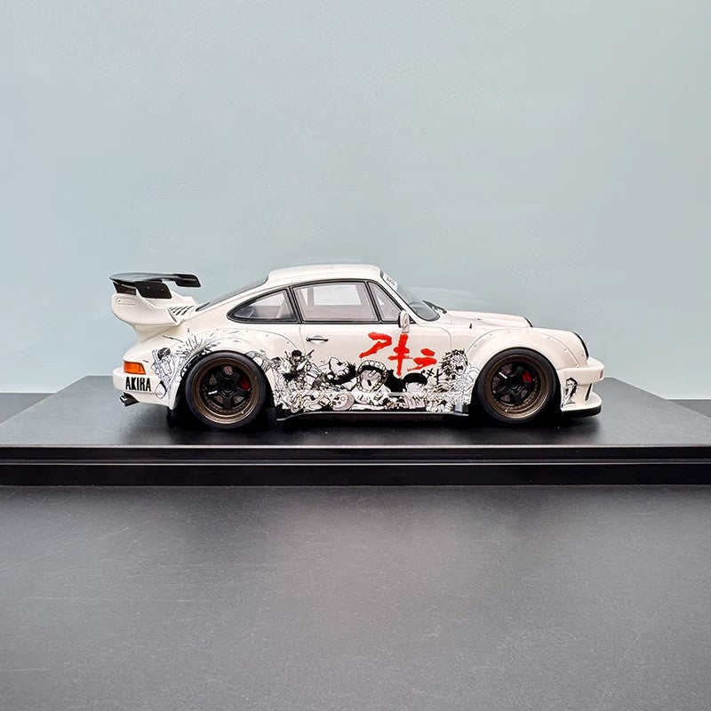 GT Spirit 1:18 RWB Akira Glacier White 2024 Resin Model (GT508) – Handcrafted Limited Edition Pre-sale