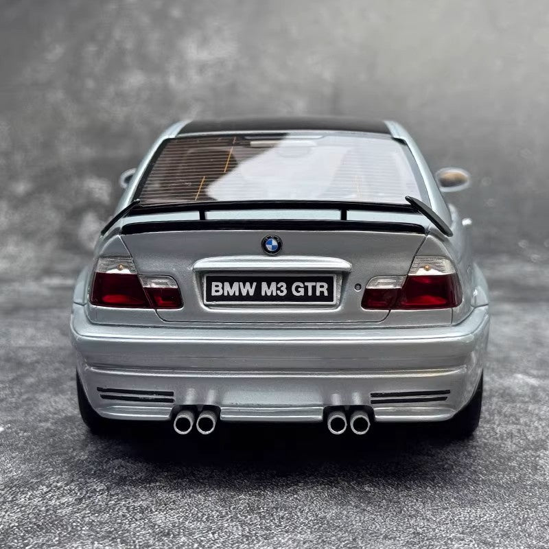 BMW E46 M3 GTR – 1:18 Scale Resin Model by OTTO (Limited Edition of 2,500 | Grey | With Display Base)(OT1128)