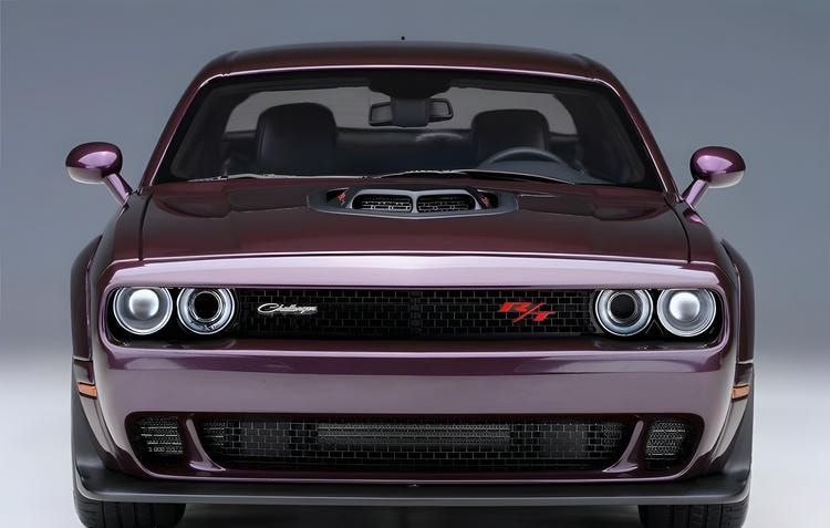 Autoart 1/18 Dodge Challenger R/T wide body Purple diecast car model