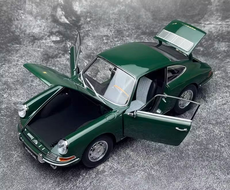 Porsche 901 (1964) 1:18 Diecast Classic Model by Kyosho (Red / Green / Beige – Fully Functional)