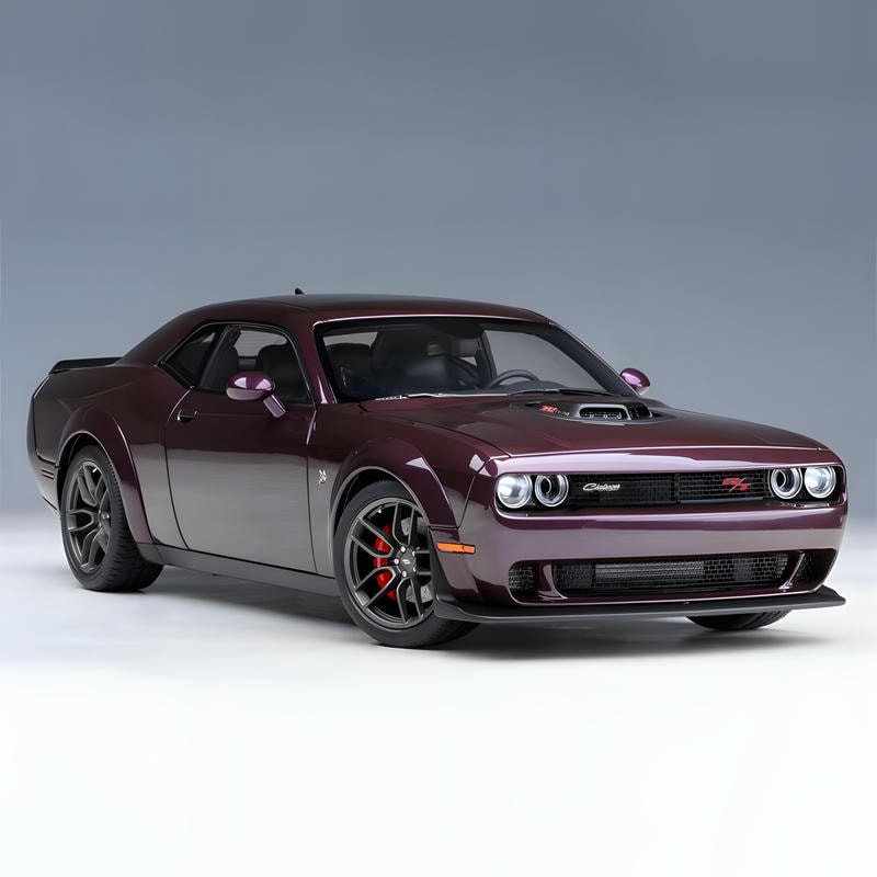 Autoart 1/18 Dodge Challenger R/T wide body Purple diecast car model
