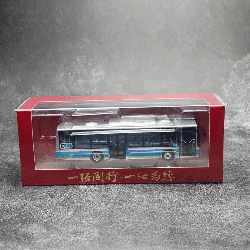 Original 1:64 Beijing Bus Route 496 Diecast Model