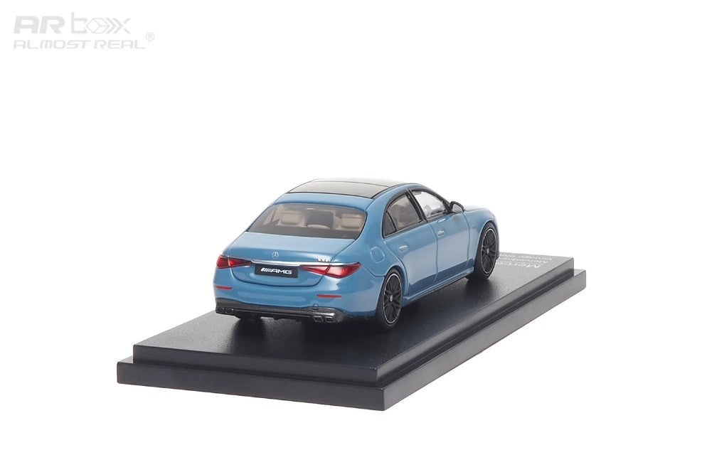 Mercedes-AMG S 63 E Performance (2023) – 1:64 Diecast Model by Almost Real (Porcelain Blue – Static Collector’s Edition)