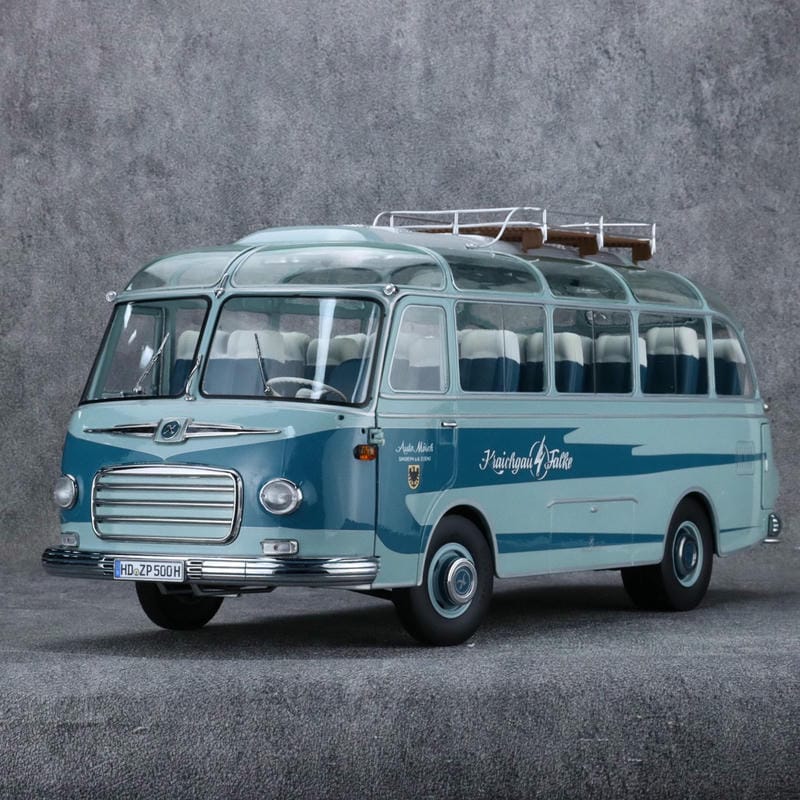 Schuco Setra S6 Kraichgaufalke Bus 1:18 Diecast Model – Blue
