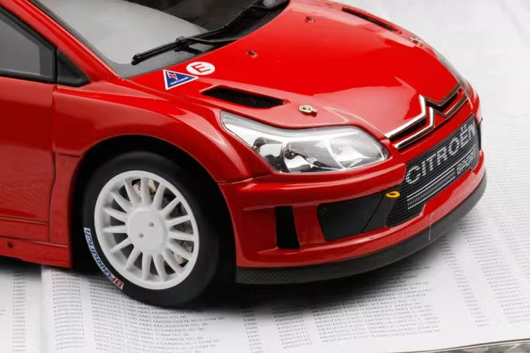 AUTOart Citroën C4 WRC – 1:18 Scale Alloy Model (Senna Tribute Edition, Static Display)