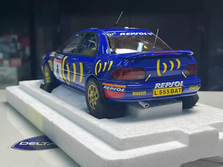 Subaru Impreza 1:18 Full-Open Alloy Model by Kyosho (#4/08962A – Collector Edition)