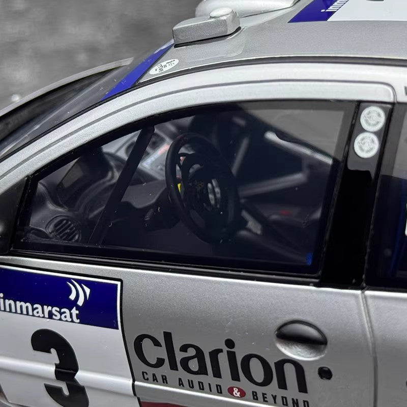 Peugeot 206 WRC – Panizzi TDC Silver 2002 (1:18 Scale by OTTO, Limited Edition of 2,000)(OT1085)