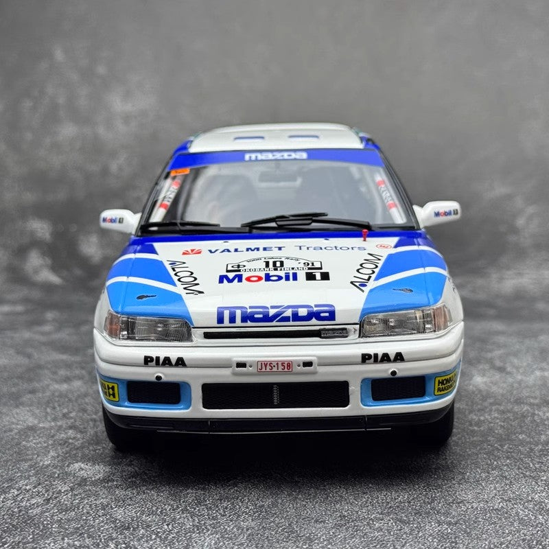 Mazda 323 GTX Gr. A #10 T. Mäkinen – 1991 1000 Lakes Rally (1:18 Scale Resin Model by OTTO, Limited Edition)(OT1099)