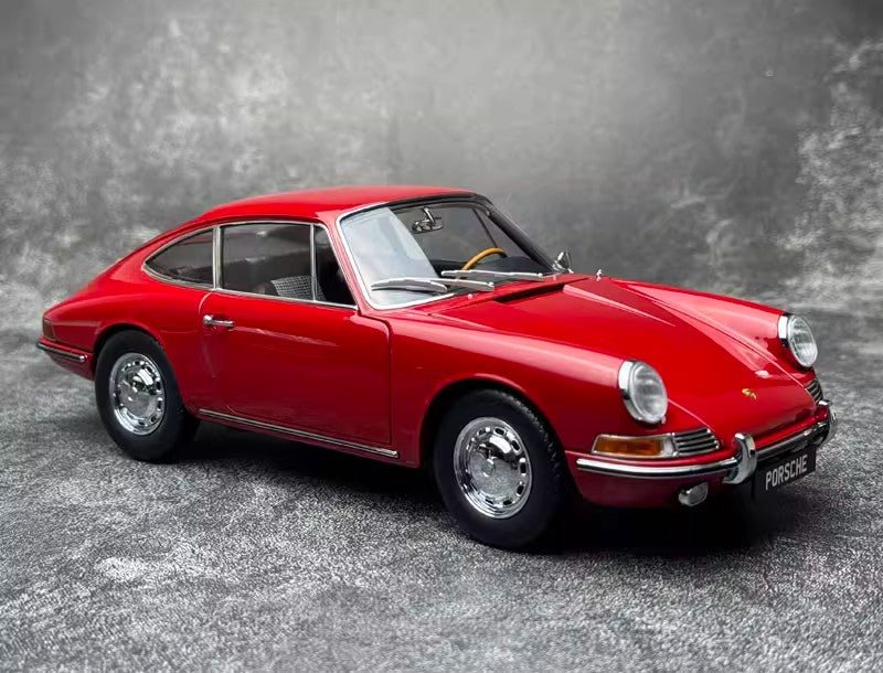 Porsche 901 (1964) 1:18 Diecast Classic Model by Kyosho (Red / Green / Beige – Fully Functional)