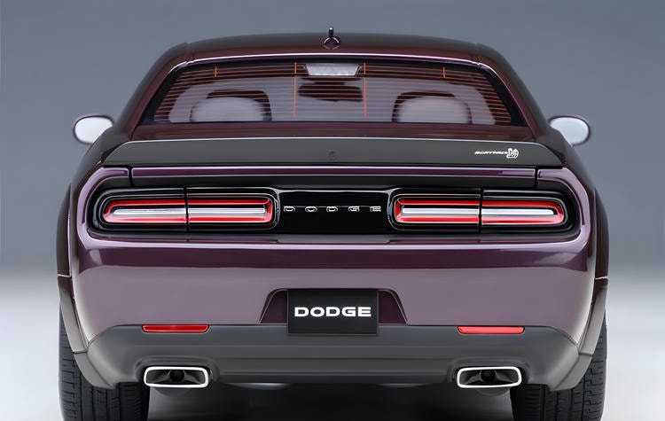 Autoart 1/18 Dodge Challenger R/T wide body Purple diecast car model