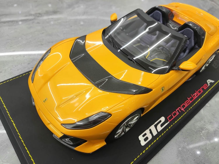 BBR 1:18 For Ferrari 812 Competizione Leclerc Resin Car Model Collection