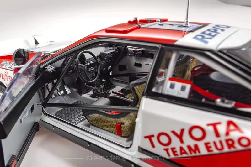 Toyota Celica GT-Four ST185 1:18 Diecast Rally Model by Kyosho (1990 Safari #3 / 1991 Monte Carlo #2)