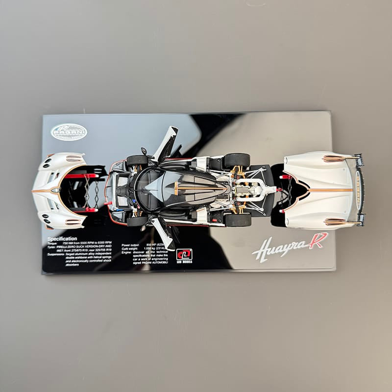 LCD Pagani Huayra R 1:43 Diecast Model Car