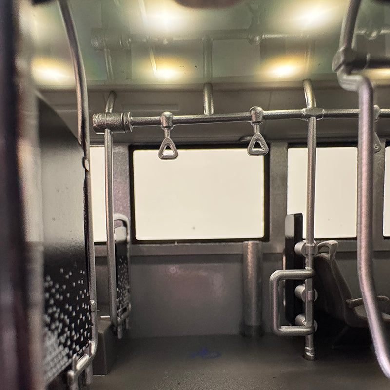 Original Yutong Bus Model U12 – 1:42 Diecast Collectible (Black & Silver)