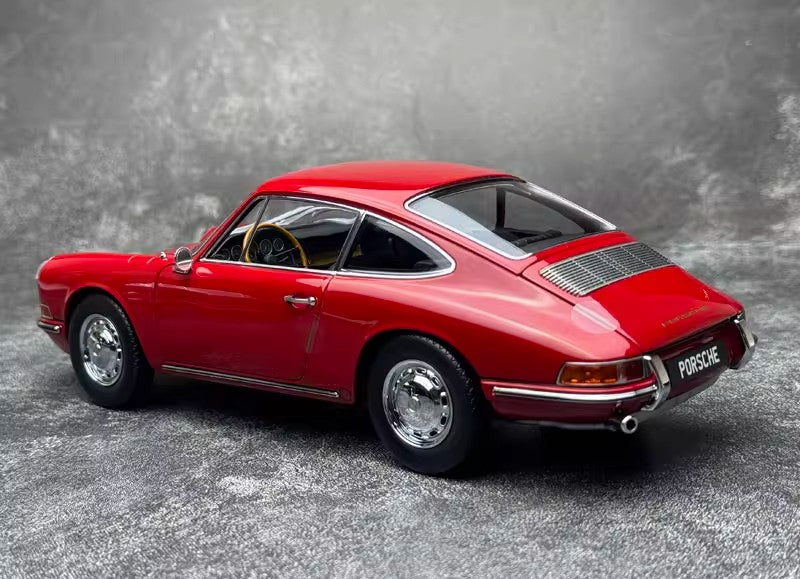 Porsche 901 (1964) 1:18 Diecast Classic Model by Kyosho (Red / Green / Beige – Fully Functional)