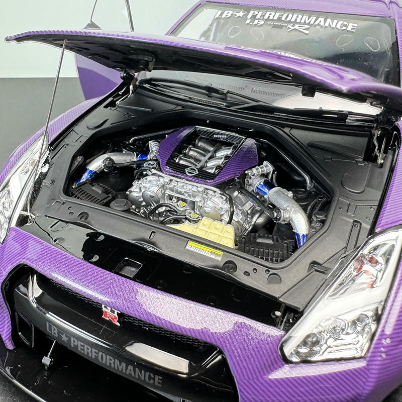 PGM 1:18 Nissan LB GTR R35 Alloy Diecast Model Car