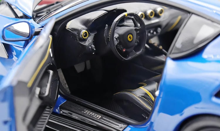 For Ferrari F12 TDF Italy BBR 1:18 sports car simulation alloy full open car model
