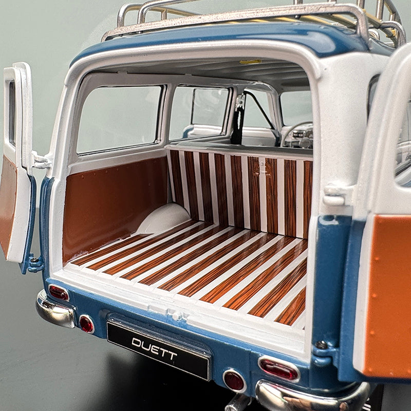 1939 Volvo PV445 Duett 1:18 Scale Diecast Model – Classic Blue Estate