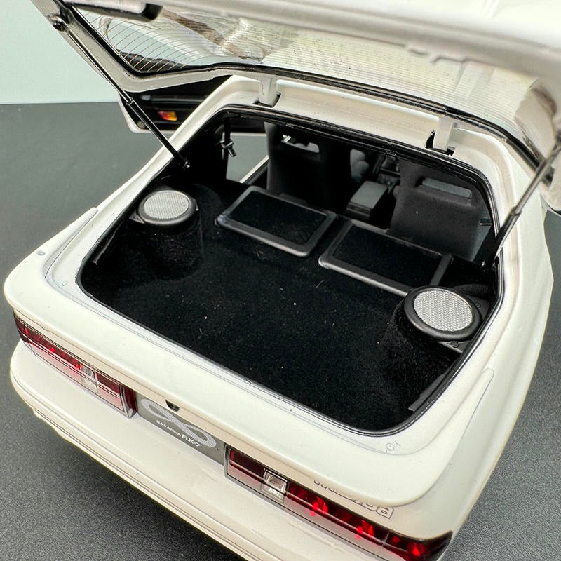 WHELART 1:18 Mazda RX‑7 FC3S White Unlimited Edition DieCast Alloy Sports Car Model
