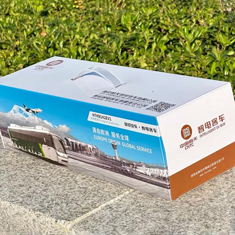 Original 1:42 Airport Shuttle Bus Alloy Model