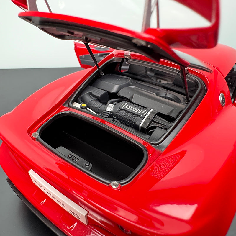AutoArt Lotus Exige S 1:18 Scale Alloy Diecast Model – Interactive Red Edition