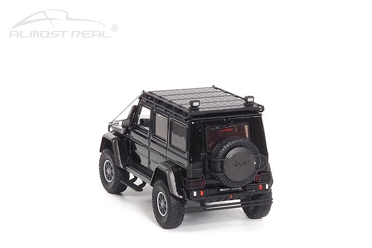 Mercedes-AMG G 63 – 1:43 Diecast Model by Almost Real (White / Metallic Green – Fully Enclosed Collector Edition)