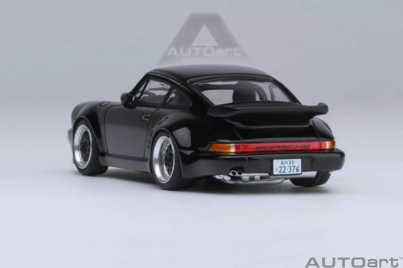 AUTOart 1:64 Porsche 911 (930) Turbo “Blackbird” Diecast Model Car
