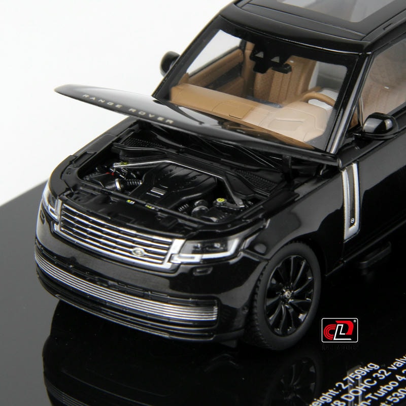 Pre-Order LCD 1:43 Range Rover Alloy Full-Open Model – Acrylic Display & Transparent Sunroof