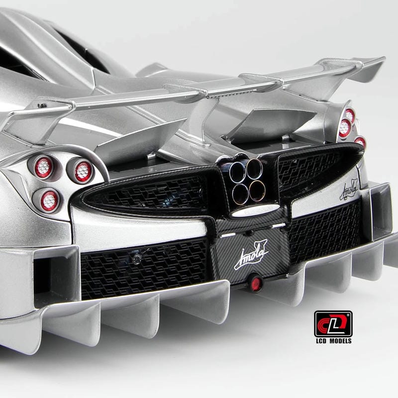 Pre-sale LCD 1:18 Pagani Imola Diecast Alloy Model Car-silver