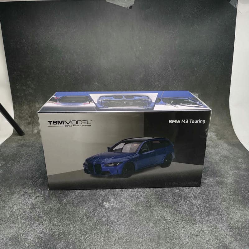 TSM Model 1:18 BMW M3 Touring Isle of Man Green Diecast Model