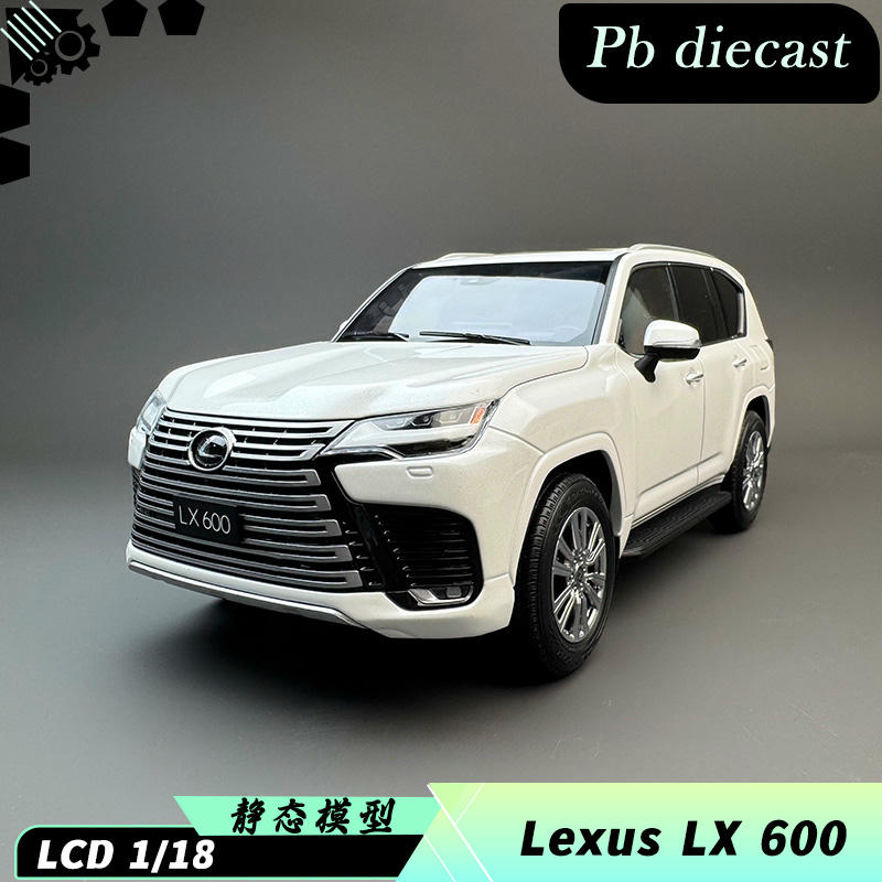 LCD Model 1:18 Lexus LX600 Diecast Car – YX car model