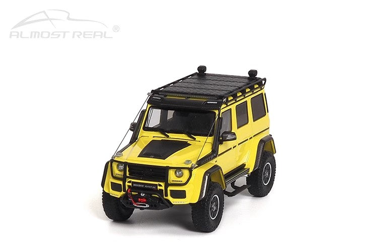 Mercedes-AMG G 63 – 1:43 Diecast Model by Almost Real (White / Metallic Green – Fully Enclosed Collector Edition)