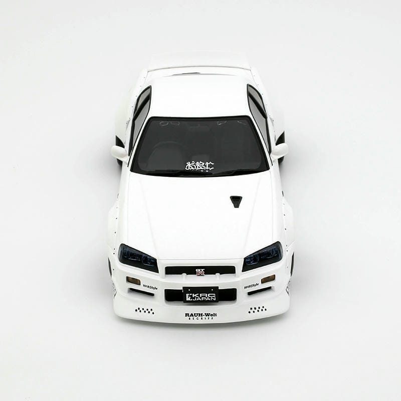 OTTO 1:18 Nissan Skyline GT-R (BNR34) Pearl White QX1 2019