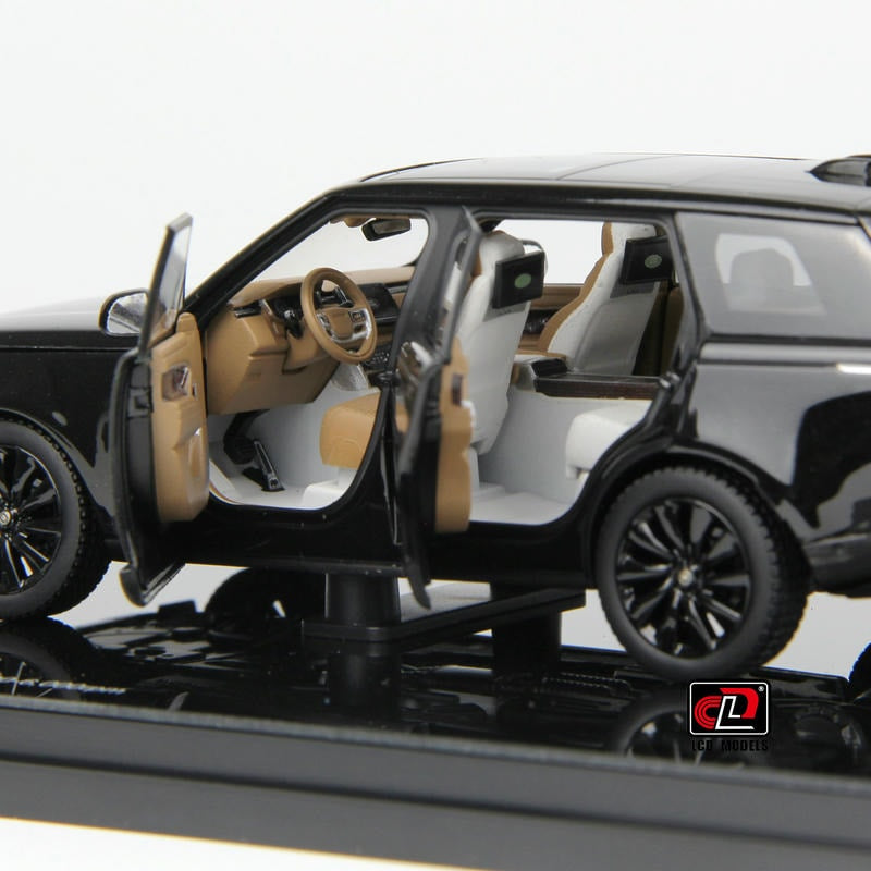 Pre-Order LCD 1:43 Range Rover Alloy Full-Open Model – Acrylic Display & Transparent Sunroof