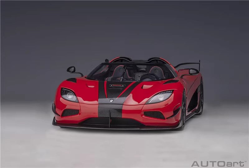 AUTOart Koenigsegg Agera RS – 1:18 Scale Model Germany (Red, Collector's Hypercar Edition)(79022)