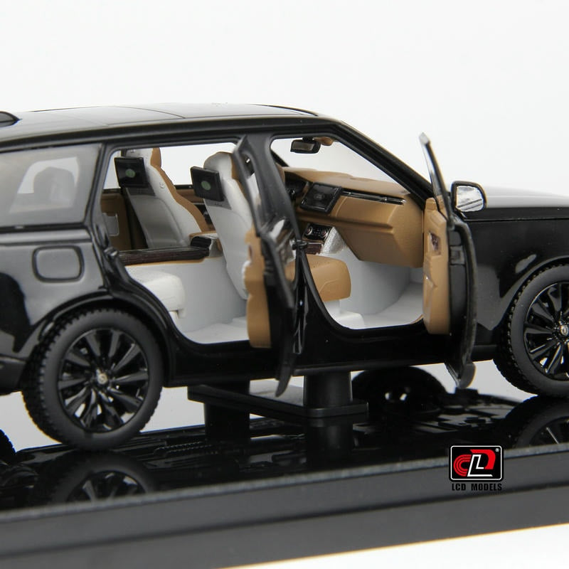 Pre-Order LCD 1:43 Range Rover Alloy Full-Open Model – Acrylic Display & Transparent Sunroof