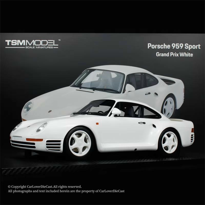 TSM Model 1:12 Porsche 959 Sport Grand Prix Resin Model Car – YX