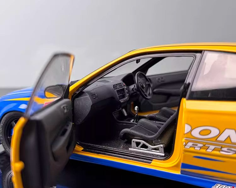 Honda Civic EK9 Type R 1:18 Die-Cast Alloy Model by MOTORHELIX