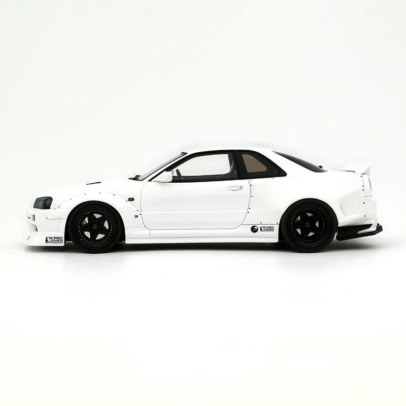 OTTO 1:18 Nissan Skyline GT-R (BNR34) Pearl White QX1 2019