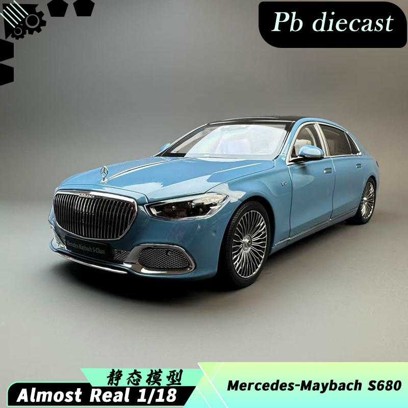 Almost Real 1:18 Mercedes-Maybach S680 Diecast Car – YX car model