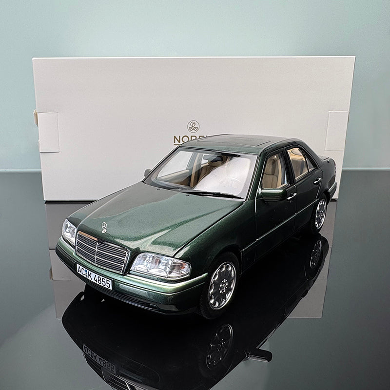 norev Mercedes-Benz C-Class 1997 Wagon Diecast Model – 1:18 Scale Fully Open Collectible