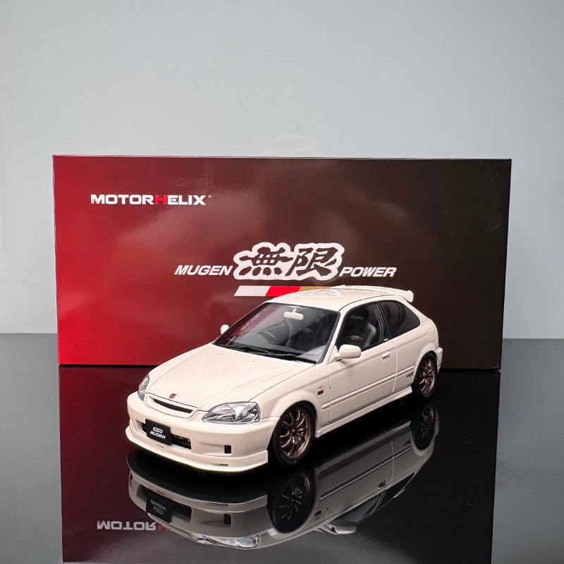 MOTORHELIX Honda Civic Type R (EK9) Diecast Model – 1:18 Limited Edition Collectible