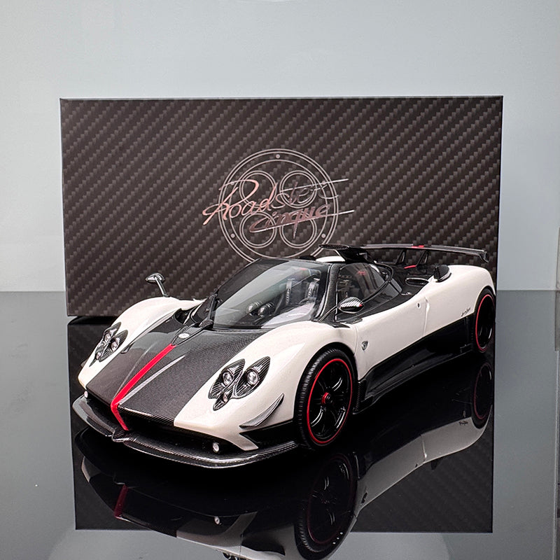 Почти настоящая 1:18 Zonda Cinque Convertible Модель легкосплавного автомобиля Полностью открытая дополненная реальность