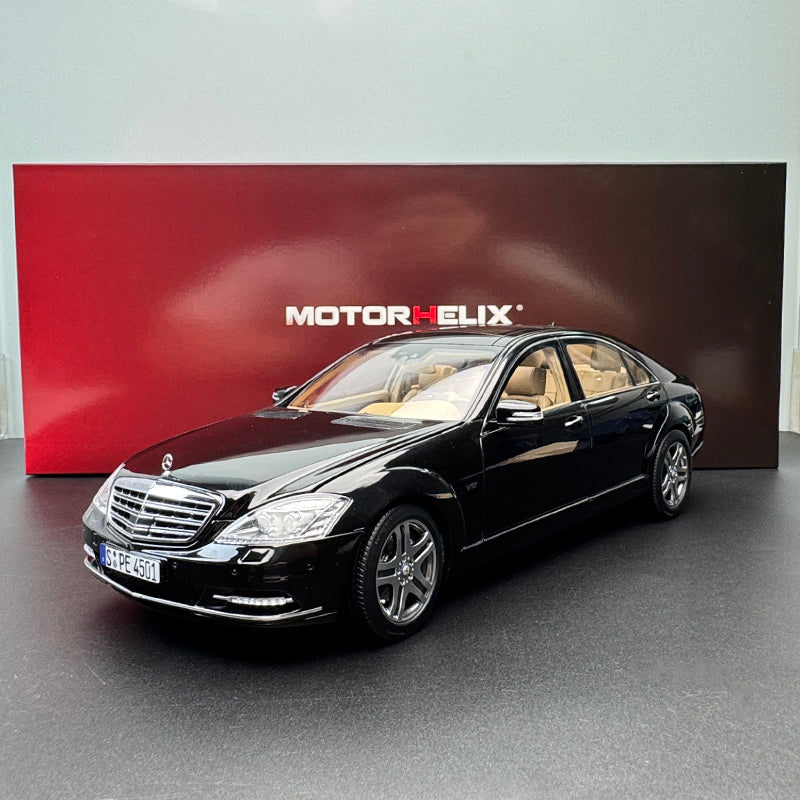 MH 1:18 Mercedes‑Benz S600L W221 Die‑Cast Alloy Model – Opening Panels & Engine Bay Display
