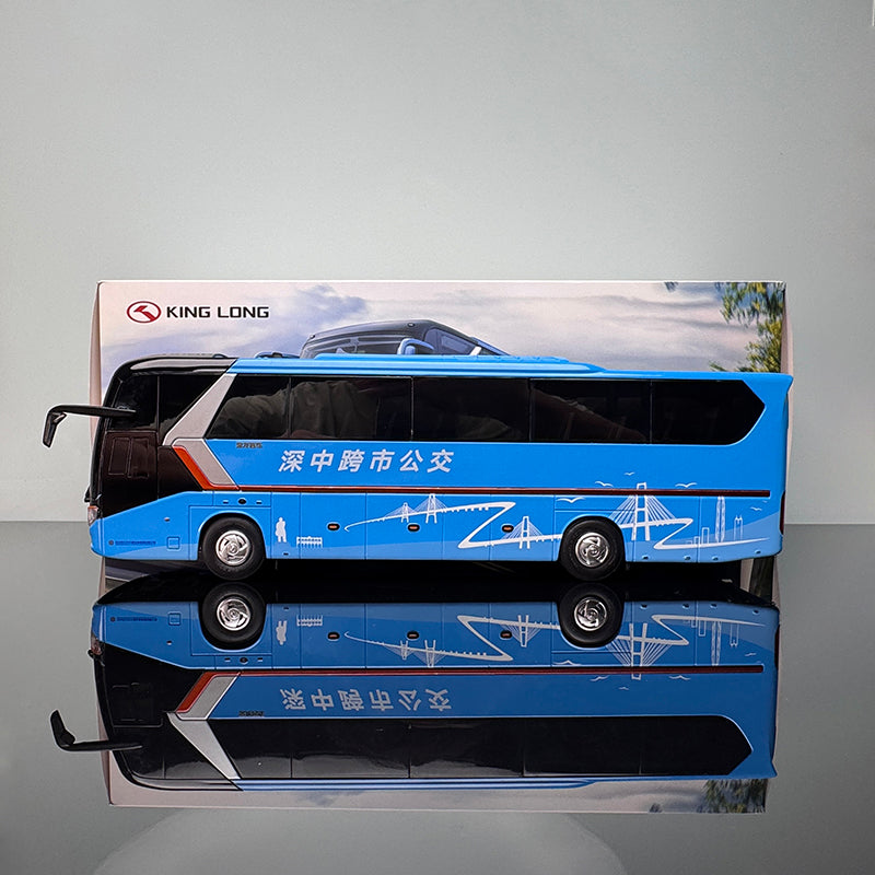 King Long Longwei II 1:38 Scale Alloy Diecast Bus Model – Luxury Interactive Collectible