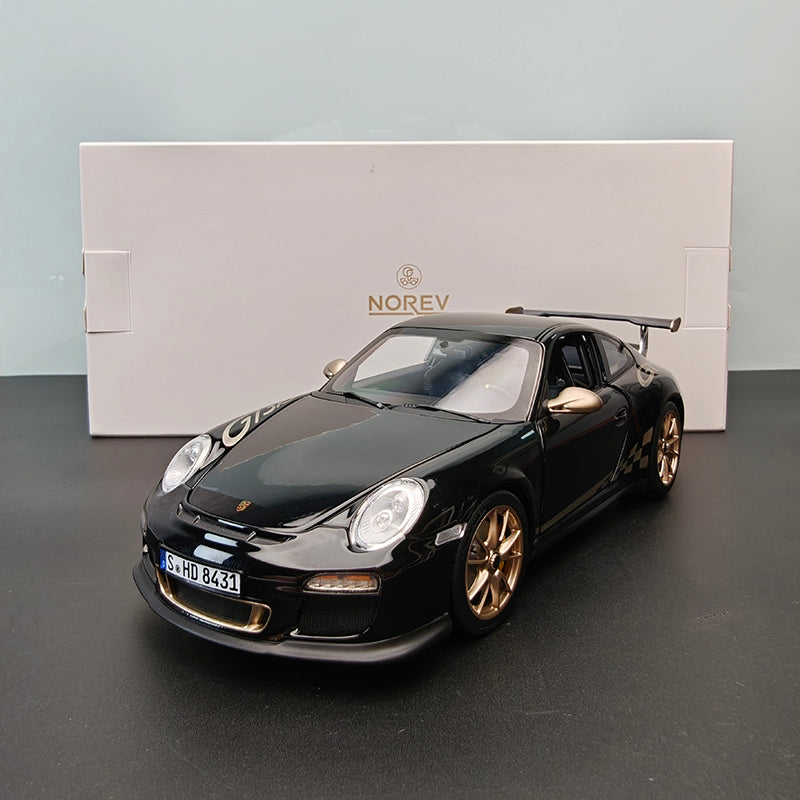 Porsche 911 GT3 (992) 1:18 Diecast Model by Norev – Black Edition