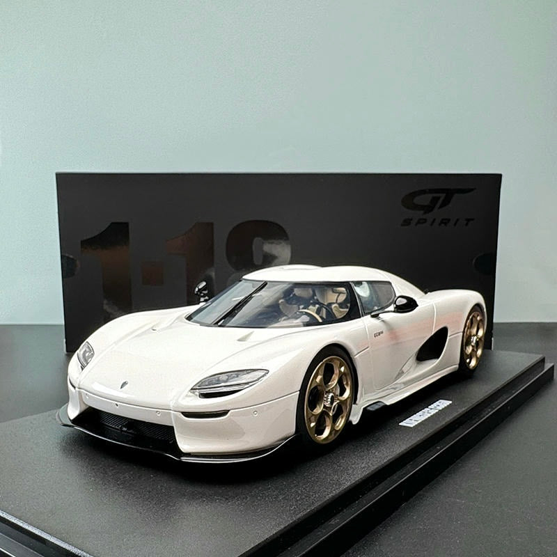 GT Spirit 1:18 Koenigsegg CC850 Crystal White Limited Resin Diecast Model (GT903) – Collector’s Edition
