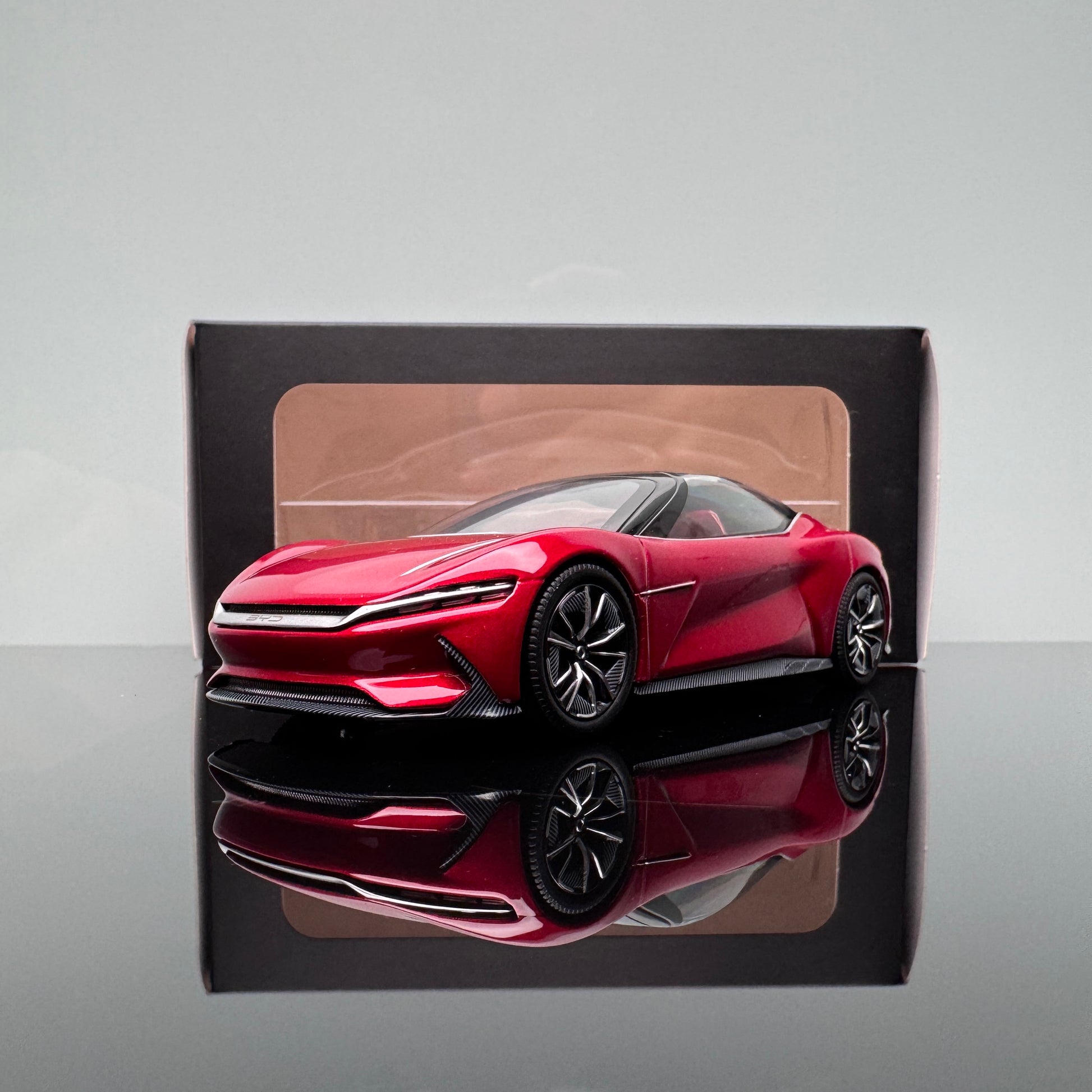 BYD E-SEED GT Han Concept Car Model – Red (1/43 Scale)