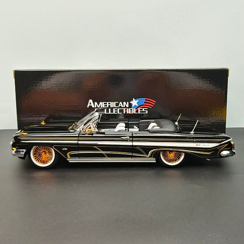 SunStar 1:18 1961 Chevrolet Impala Lowrider Alloy Diecast Model – Adjustable Suspension Edition